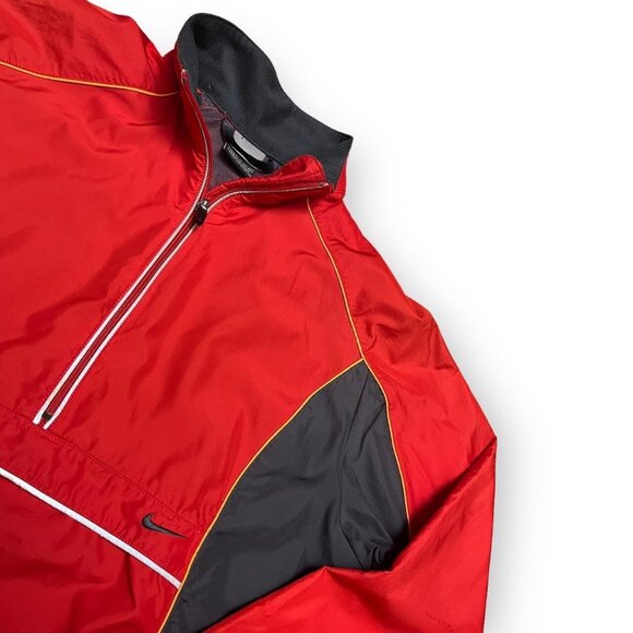 Nike Running Orange Half Zip Lightweight Designer Activewear Jacket - Womens XS - Picture 2 of 4